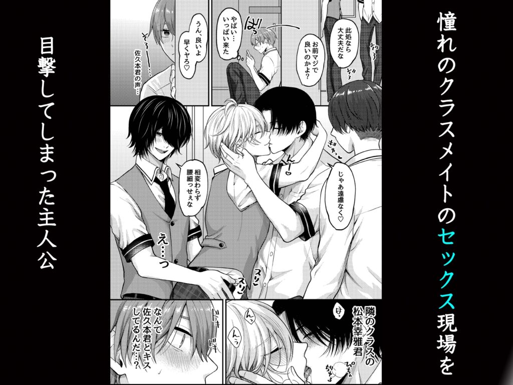 学園のメス男子。ねぇ僕とえっちしよ?人気者の彼は誰とでもヤっちゃうビッチ穴でした。 カバー画像